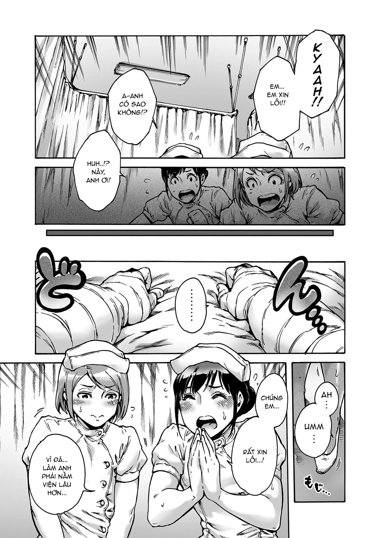 HentaiVN.net - Ảnh 15 - Nurse Trap [Onoko to ACT 2 Nurse] - Chap 1