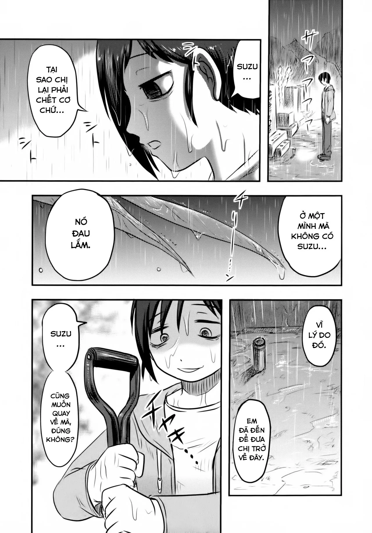 HentaiVN.net - Ảnh 5 - Chị Suzu sẽ chỉ là của riêng tôi 2. [Doku Doku GRAVESTONE Kanketsu Hen] - Chap 1