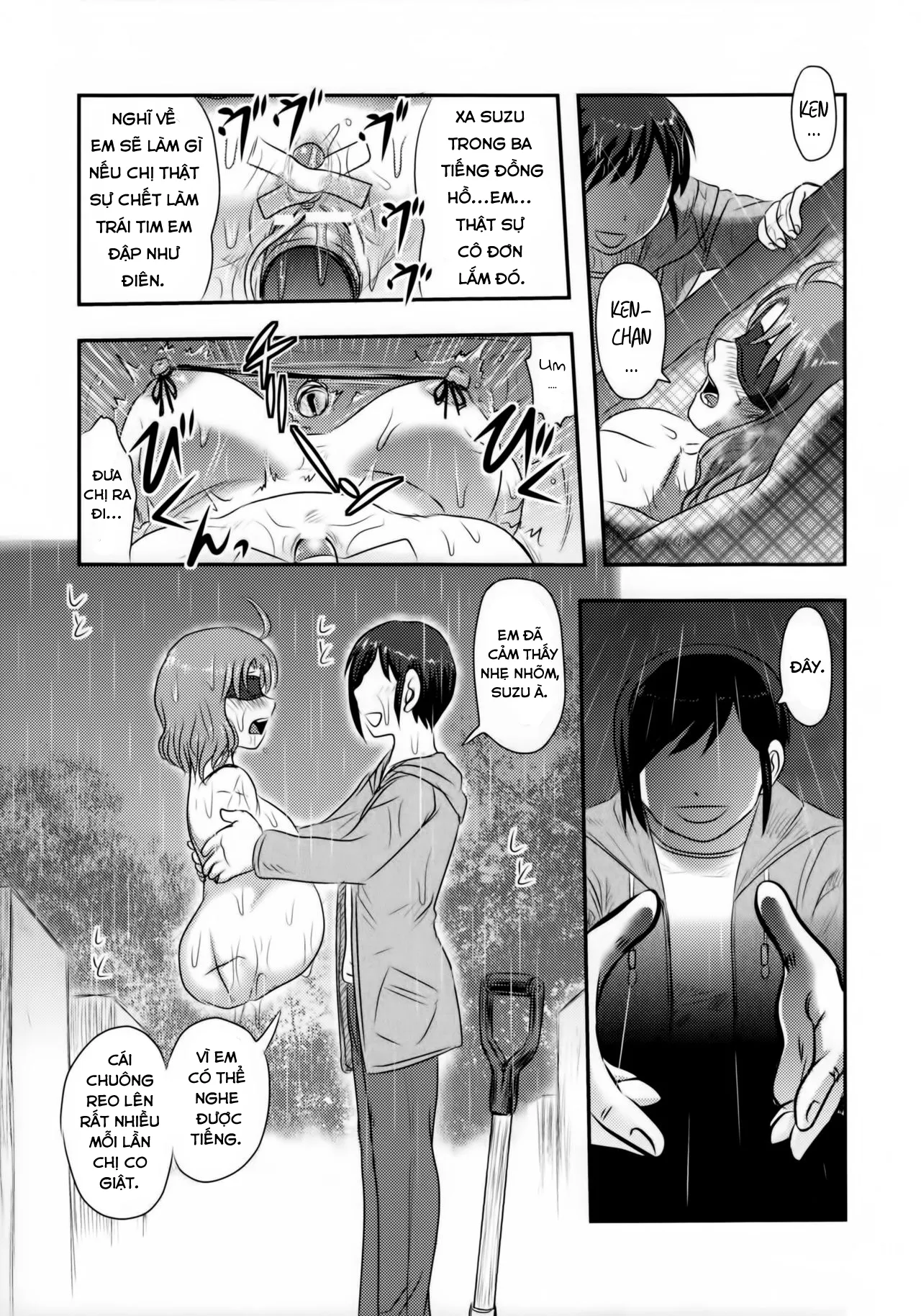 HentaiVN.net - Ảnh 9 - Chị Suzu sẽ chỉ là của riêng tôi 2. [Doku Doku GRAVESTONE Kanketsu Hen] - Chap 1