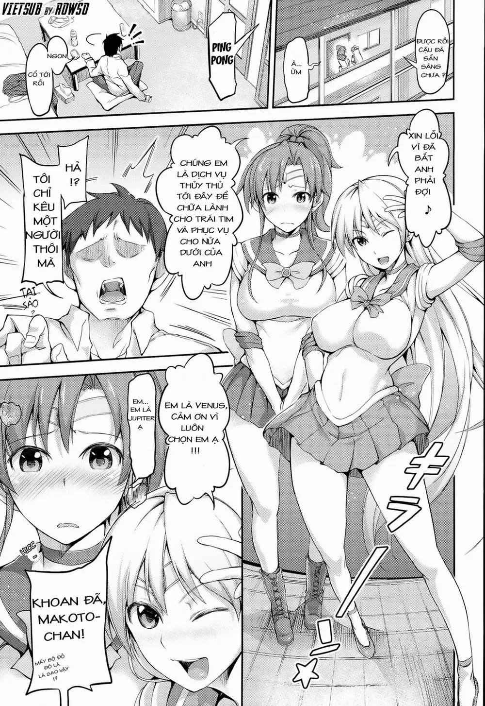 HentaiVN.net - Ảnh 2 - Fuuzoku Kinsei to Renai Mokusei (Sailor Moon) - Chap 1