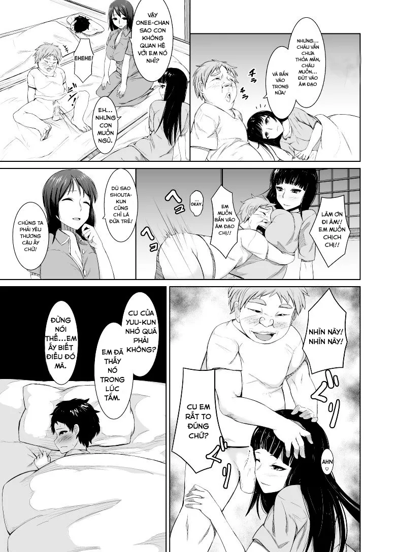 HentaiVN.net - Ảnh 8 - Debushota ga Ofuro de Harem Joutai [デブショタがお風呂でハーレム状態] - Chap 1