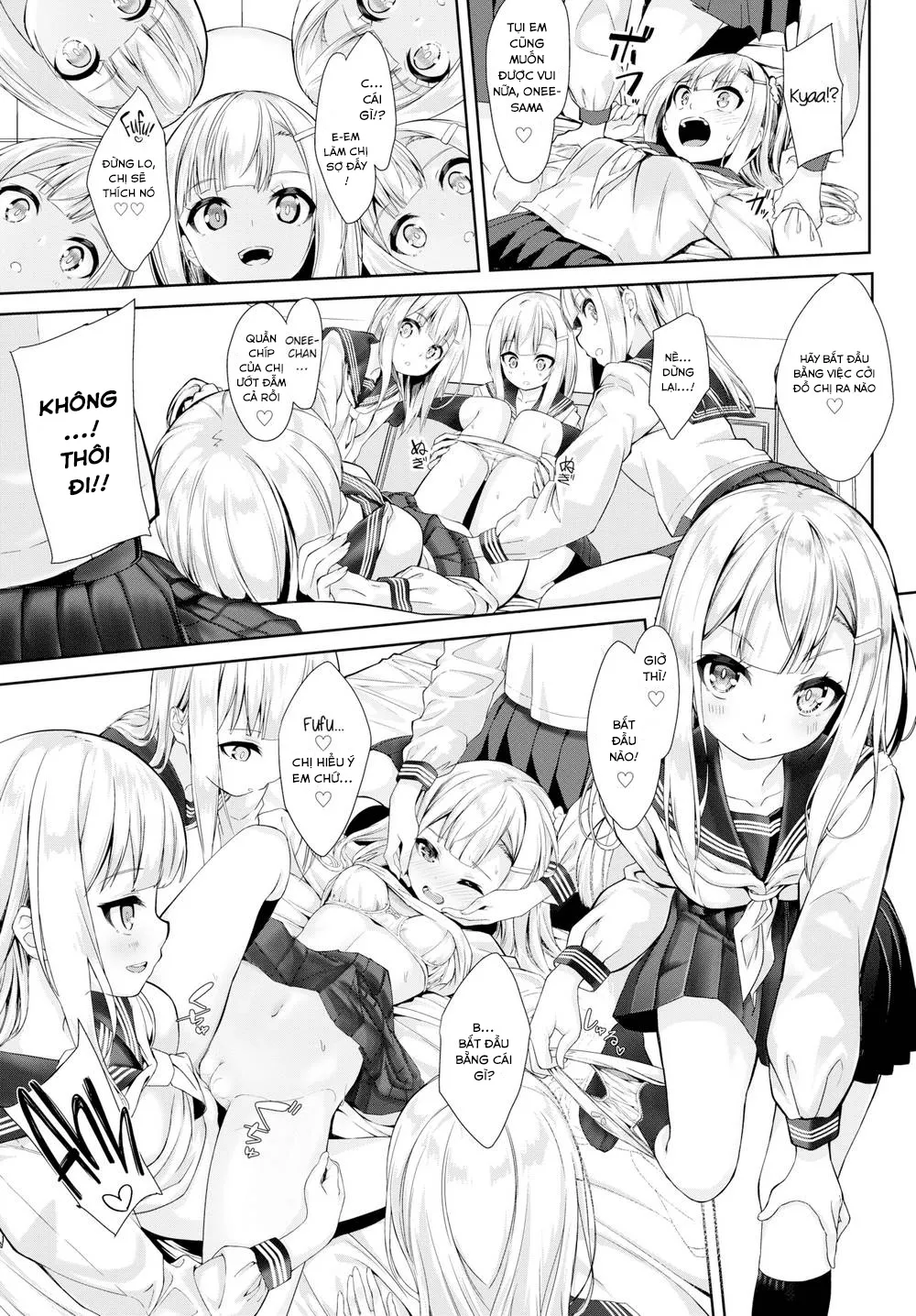 HentaiVN.net - Ảnh 13 - Many, Many Sisters - Chap 1