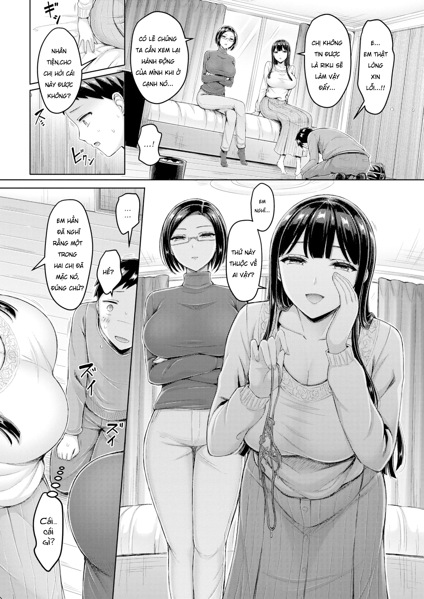 HentaiVN.net - Ảnh 7 - Big Sisses' Target - Chap 1