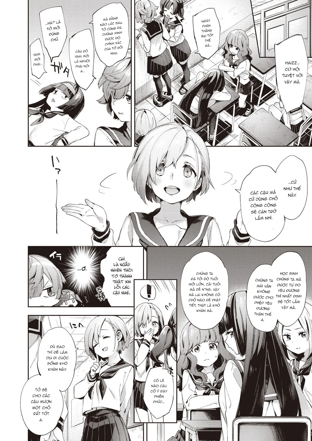 HentaiVN.net - Ảnh 5 - Biến Trường Học Thành Ổ Đĩ [Kyuukousha Love Hotel] - Chap 1