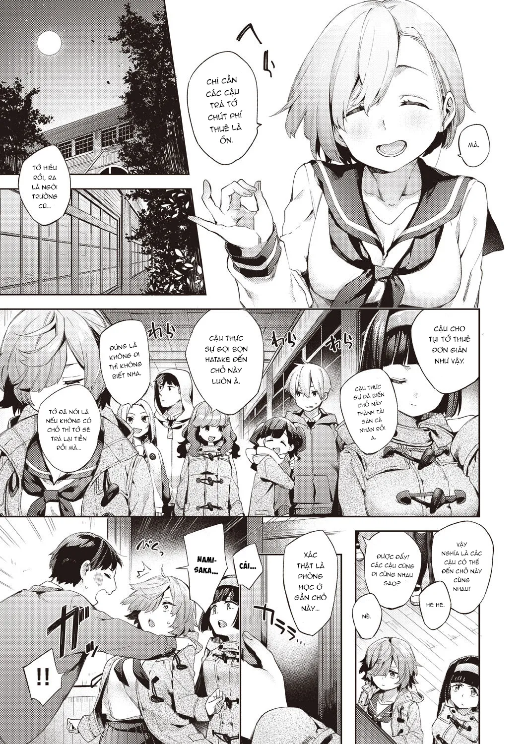 HentaiVN.net - Ảnh 6 - Biến Trường Học Thành Ổ Đĩ [Kyuukousha Love Hotel] - Chap 1