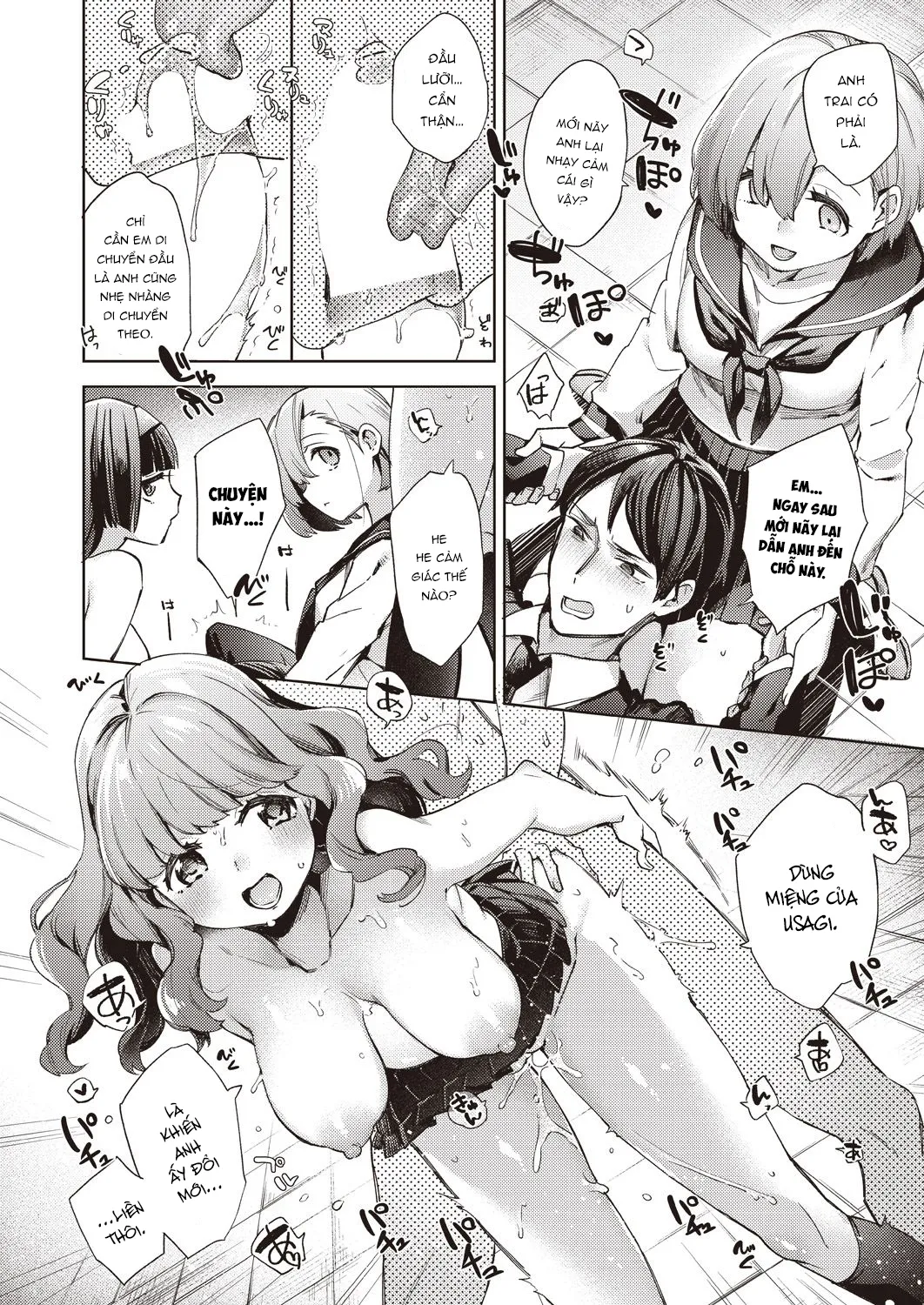 HentaiVN.net - Ảnh 10 - Biến Trường Học Thành Ổ Đĩ [Kyuukousha Love Hotel] - Chap 4