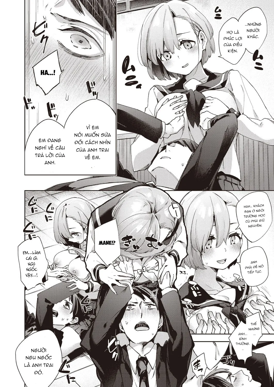 HentaiVN.net - Ảnh 16 - Biến Trường Học Thành Ổ Đĩ [Kyuukousha Love Hotel] - Chap 4