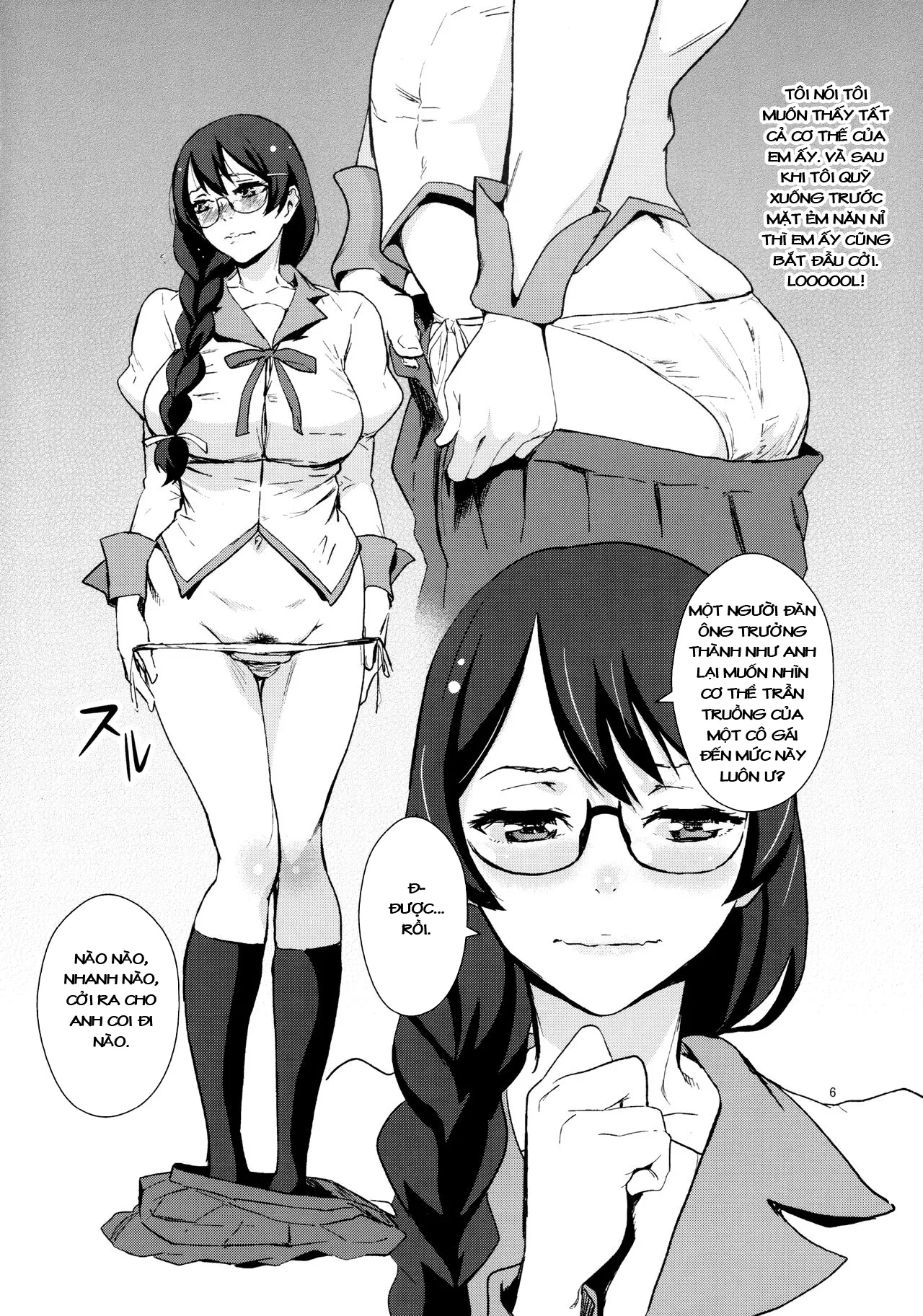 HentaiVN.net - Ảnh 6 - Anh Chàng Số Hưởng Lụm Được Con Hàng Vú To Lồn Thơm! [Tanemonogatari] - Chap 1