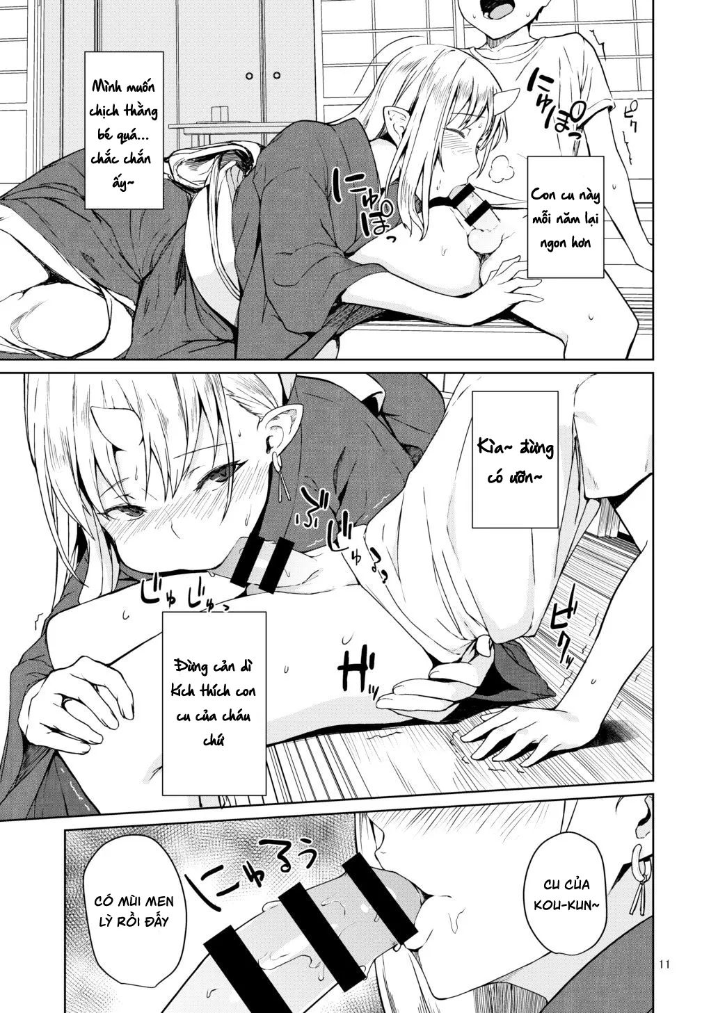 HentaiVN.net - Ảnh 11 - Oni no Sumu Ie [鬼の棲む家] - Chap 1