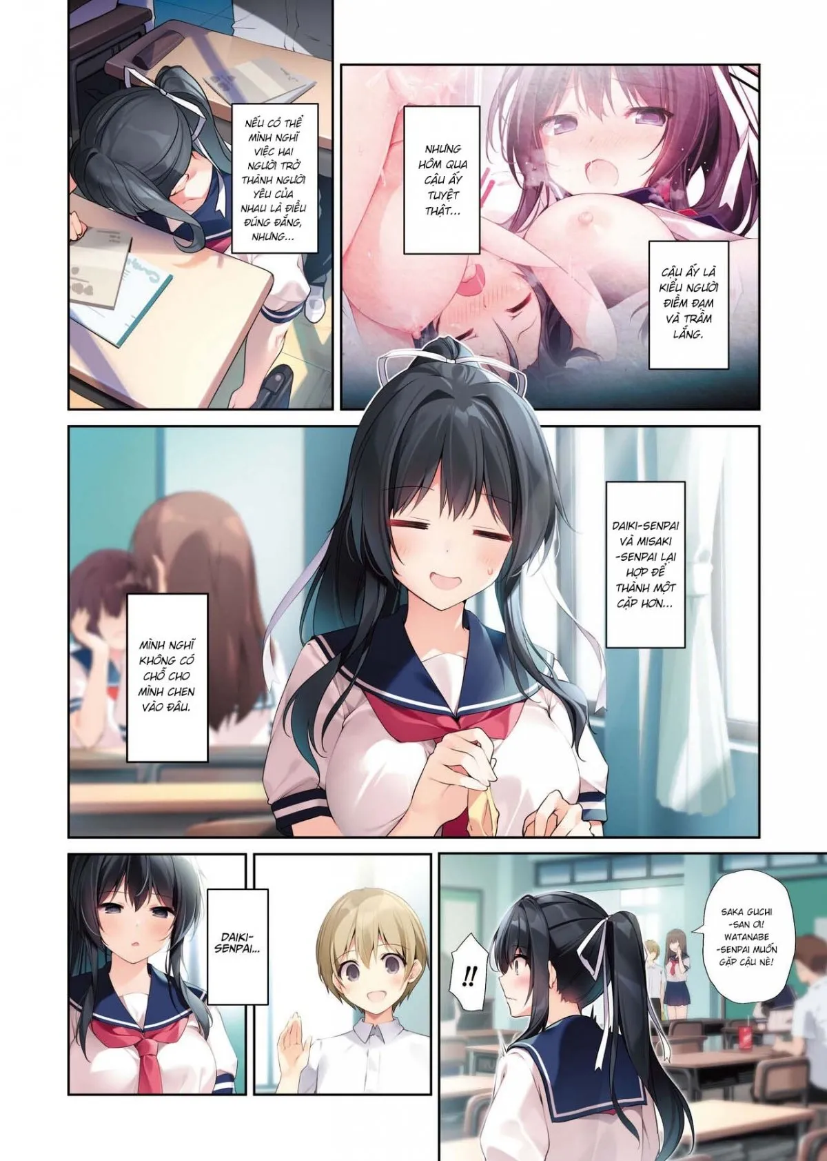 HentaiVN.net - Ảnh 5 - Seiso Bitch na Miko Senpai 3 - Chap 1