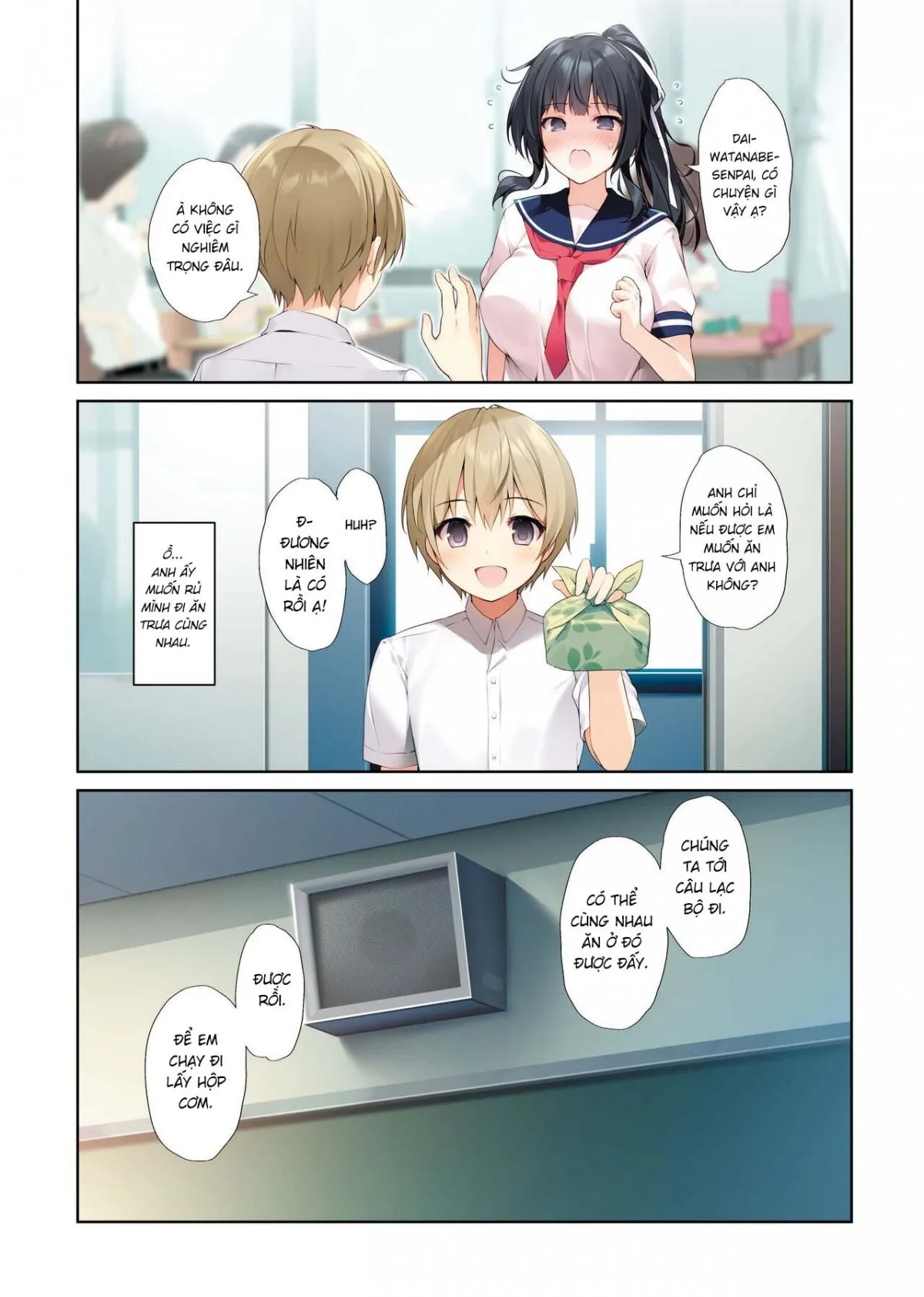 HentaiVN.net - Ảnh 6 - Seiso Bitch na Miko Senpai 3 - Chap 1