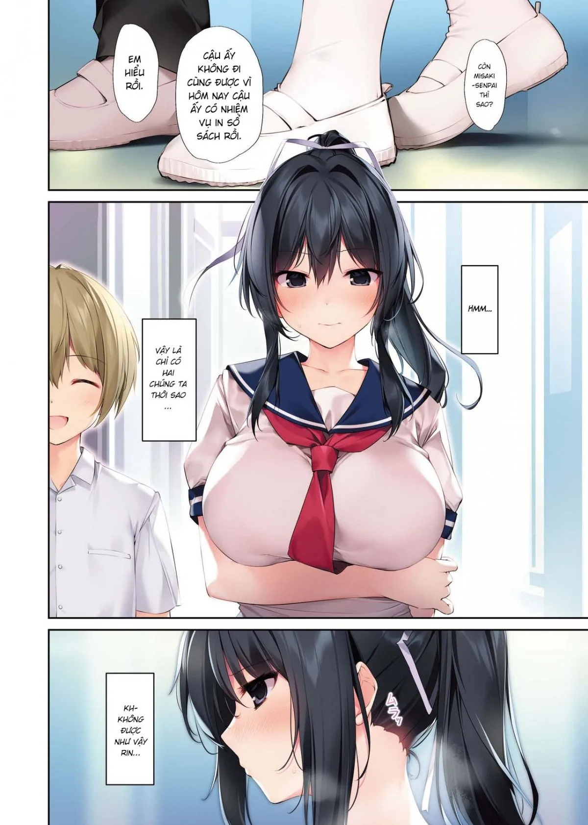 HentaiVN.net - Ảnh 7 - Seiso Bitch na Miko Senpai 3 - Chap 1
