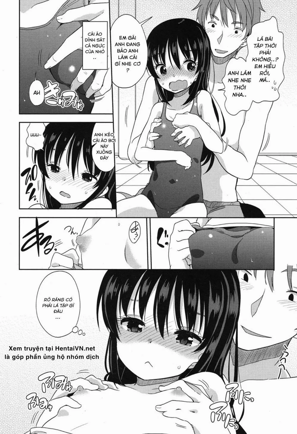HentaiVN.net - Ảnh 12 - Swimsuit Study! - Chap 1