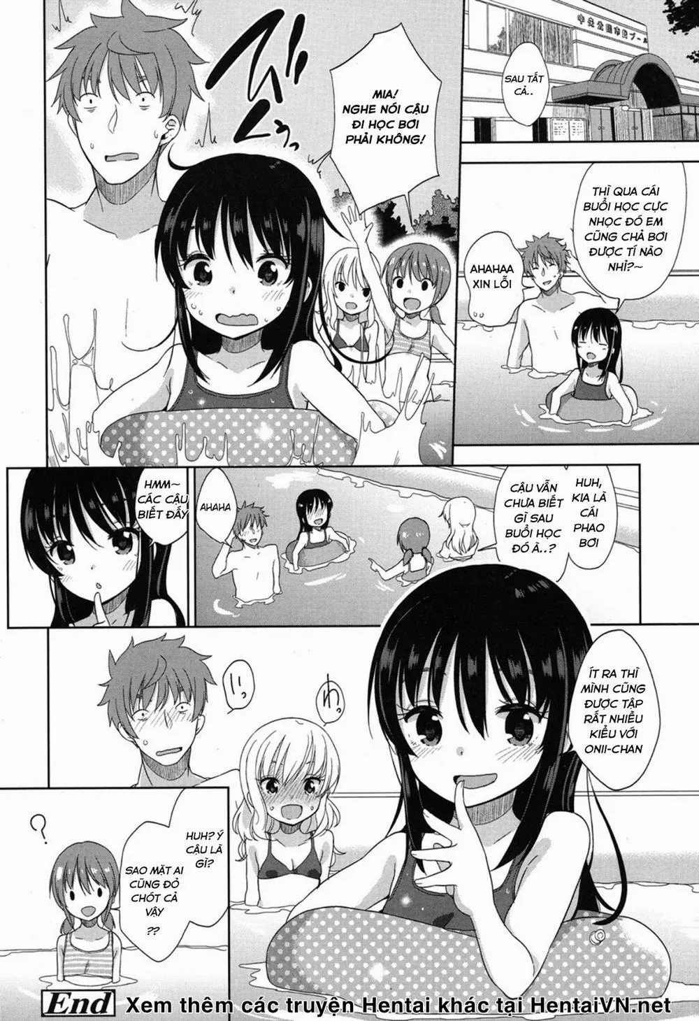 HentaiVN.net - Ảnh 24 - Swimsuit Study! - Chap 1