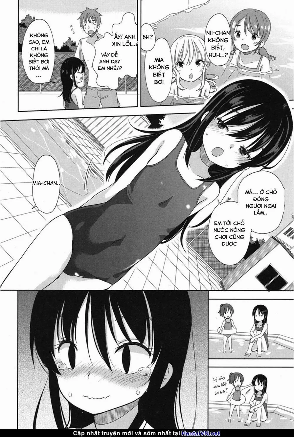 HentaiVN.net - Ảnh 4 - Swimsuit Study! - Chap 1