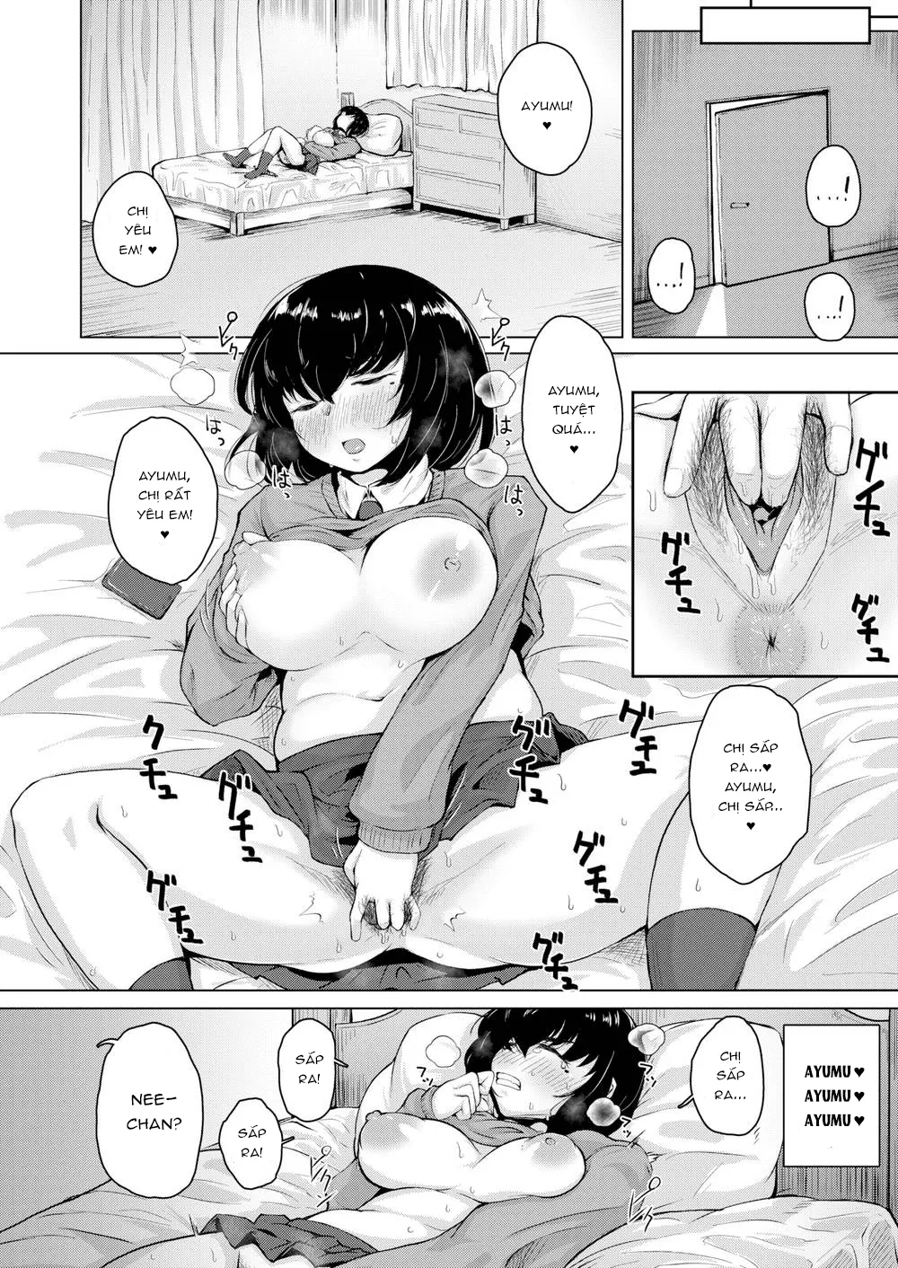 HentaiVN.net - Ảnh 4 - Domestic Love [Tình Yêu Trong Nhà] - Chap 1