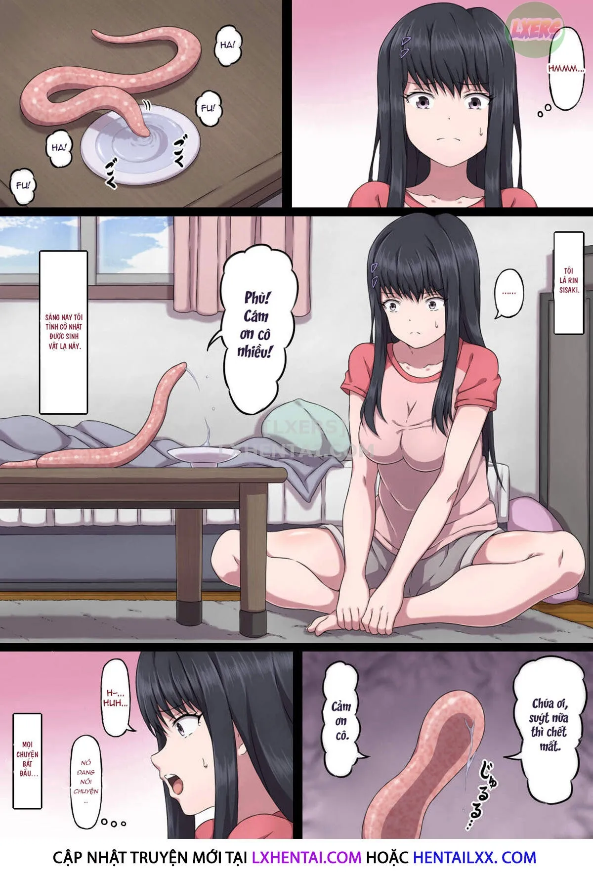 HentaiVN.net - Ảnh 4 - Lynn and the Tentacles ~ A Girl Goes Wild with Incessant Sex ~ [Rin to Shokushu ~Taemanai H ni Yogarikuruu Onnanoko~] - Chap 1