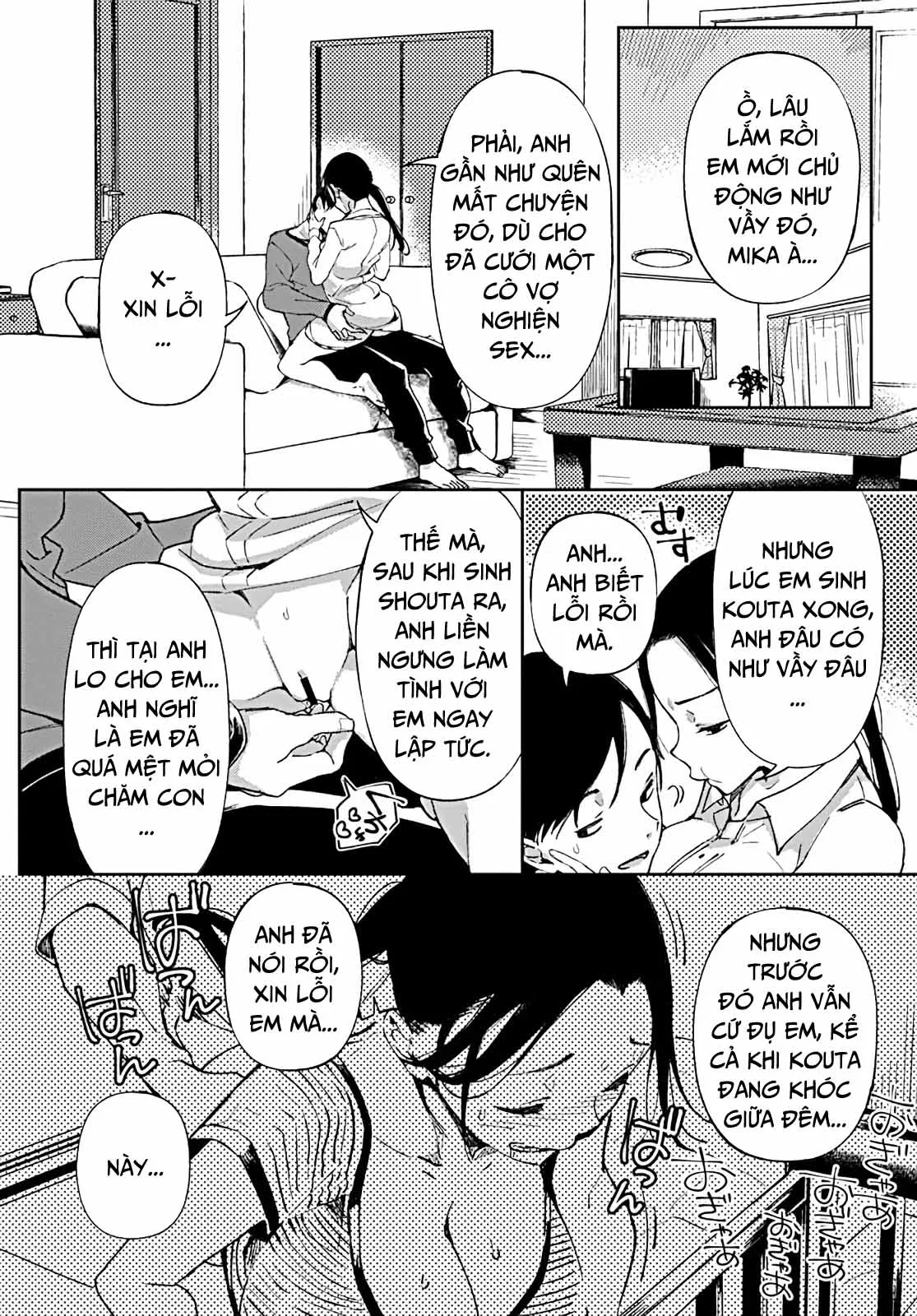 HentaiVN.net - Ảnh 10 - Jitsubo no Kyonyuu o Musaboru Shota wa Aijou to Bonyuu o Sosogareru [Pouring love and breast milk into the shota who craves his mother’s big breasts; Pouring love and breast milk into the shota who craves his mother's big breasts] - Chap 1
