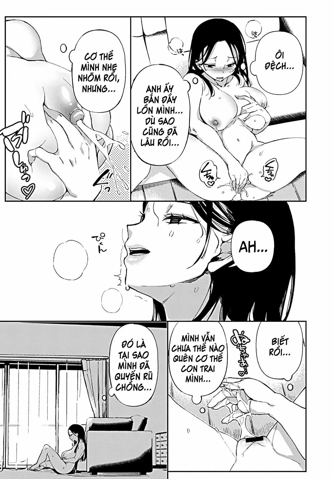 HentaiVN.net - Ảnh 13 - Jitsubo no Kyonyuu o Musaboru Shota wa Aijou to Bonyuu o Sosogareru [Pouring love and breast milk into the shota who craves his mother’s big breasts; Pouring love and breast milk into the shota who craves his mother's big breasts] - Chap 1
