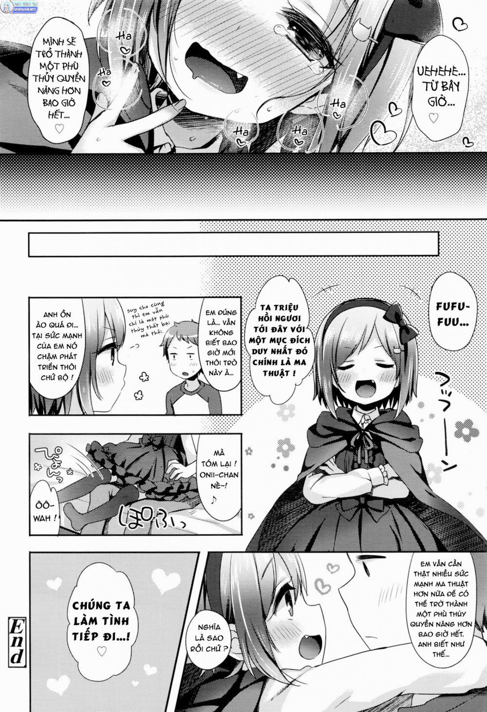 HentaiVN.net - Ảnh 19 - Cô Em Gái Nghiện Ma Thuật Đen! [Black Magical Addiction!] - Chap 1
