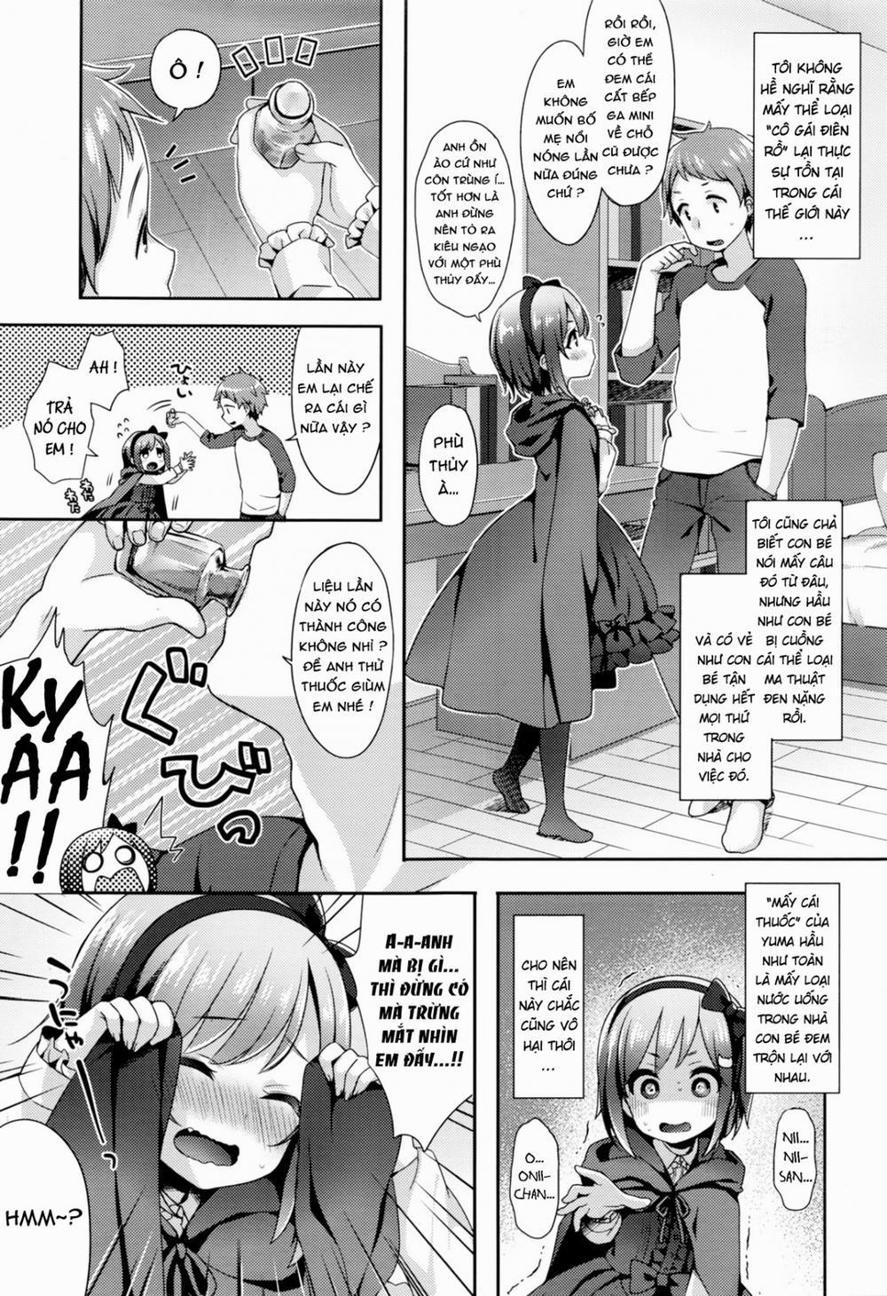 HentaiVN.net - Ảnh 4 - Cô Em Gái Nghiện Ma Thuật Đen! [Black Magical Addiction!] - Chap 1
