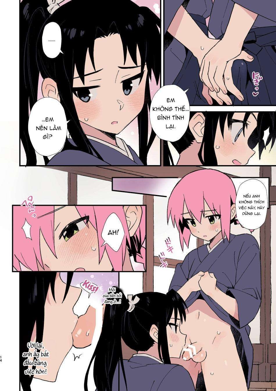 HentaiVN.net - Ảnh 12 - Shoujiki Na Kouhai Wa Senpai Ni Tanomitai - Chap 1