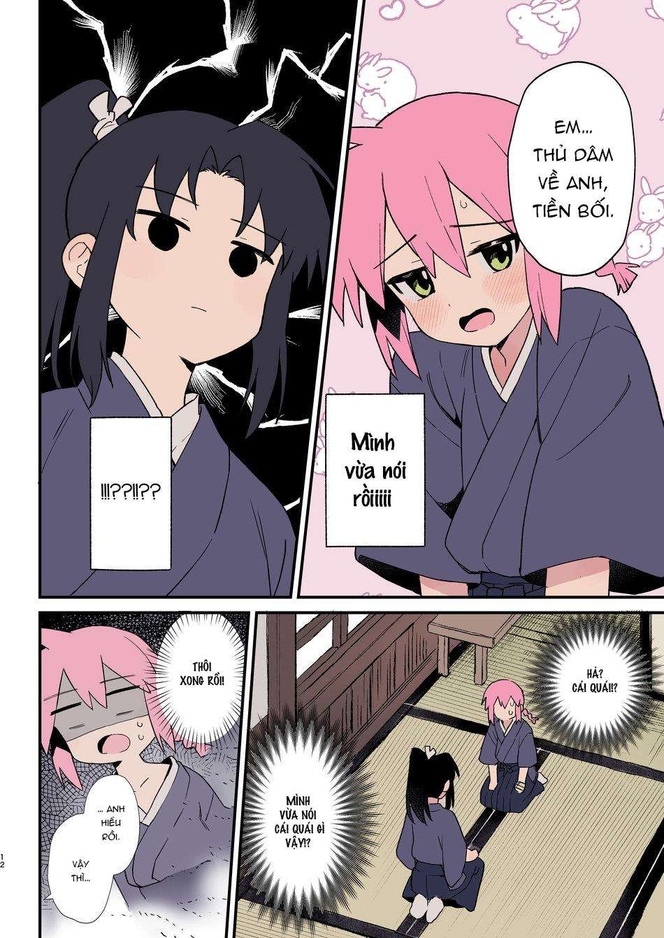 HentaiVN.net - Ảnh 10 - Shoujiki Na Kouhai Wa Senpai Ni Tanomitai - Chap 1