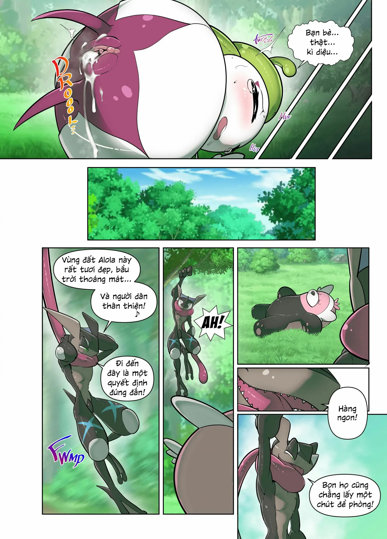 HentaiVN.net - Ảnh 19 - Evil Greninja in Alola (Pokemon) [Jakuniku Koukan in Alola Sun Hen] - Chap 1