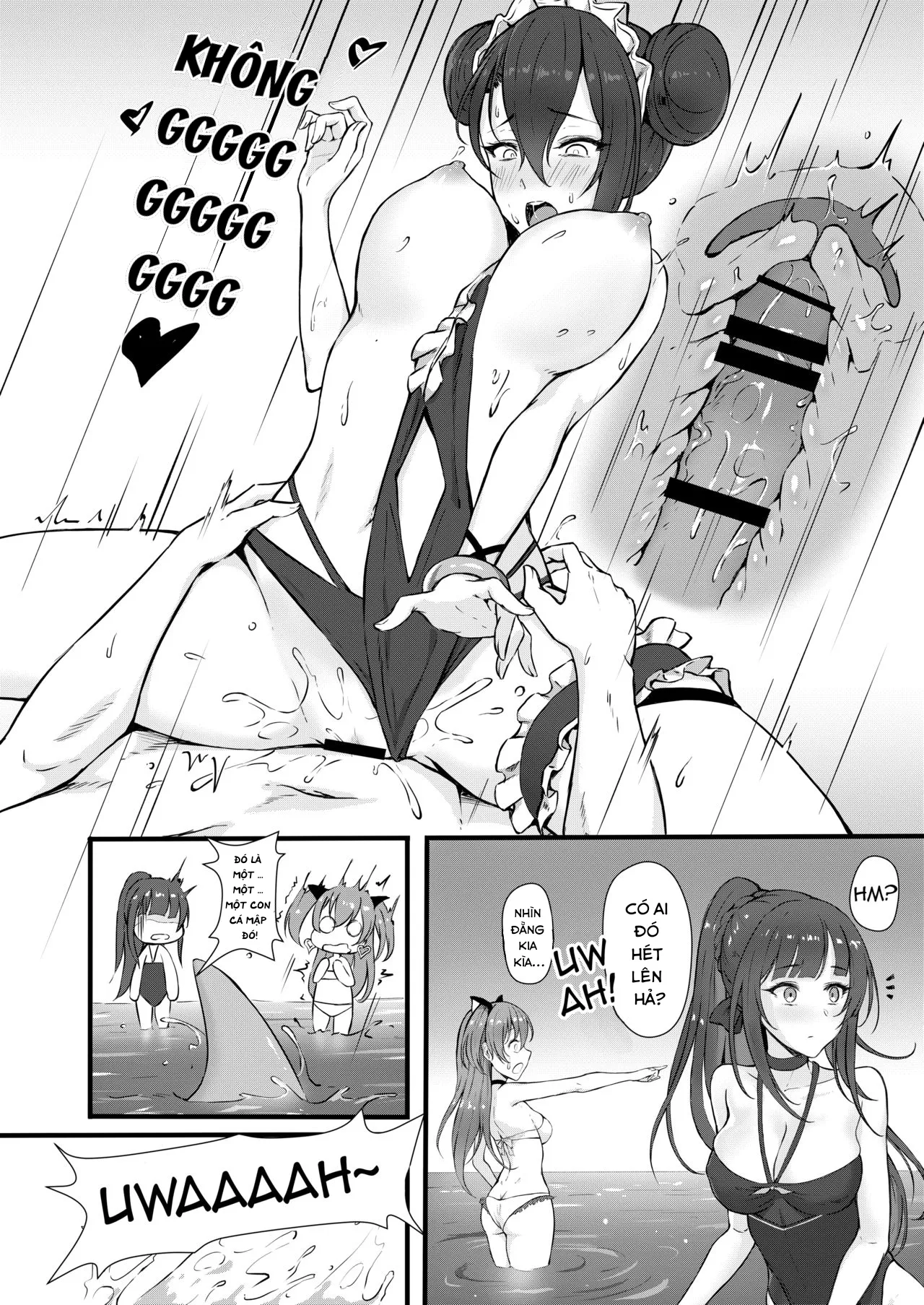 HentaiVN.net - Ảnh 12 - Ao chình phản diện bằng cách chịch. [Summer T-Dolls Training ~SANGVIS FERRI~] - Chap 1