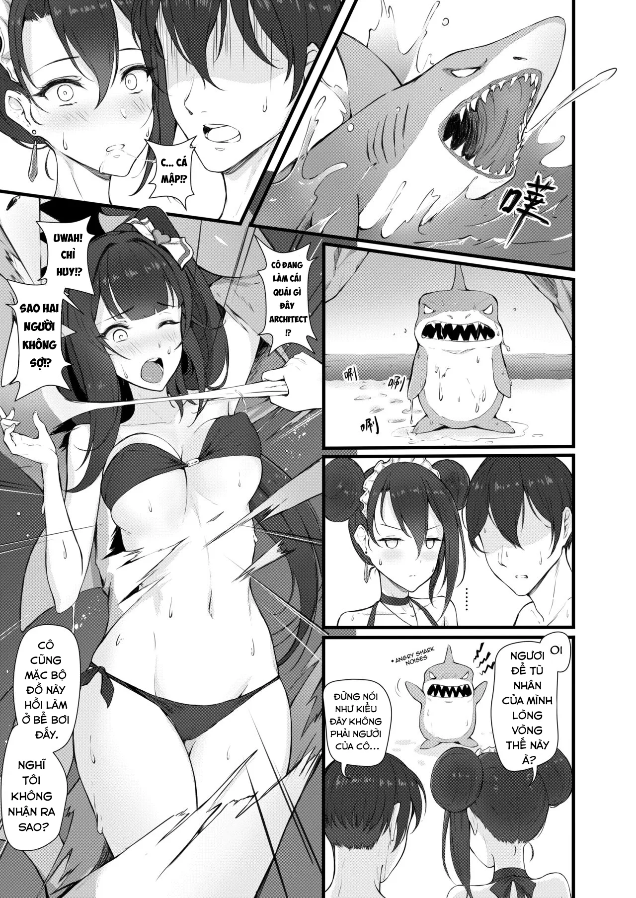 HentaiVN.net - Ảnh 17 - Ao chình phản diện bằng cách chịch. [Summer T-Dolls Training ~SANGVIS FERRI~] - Chap 1