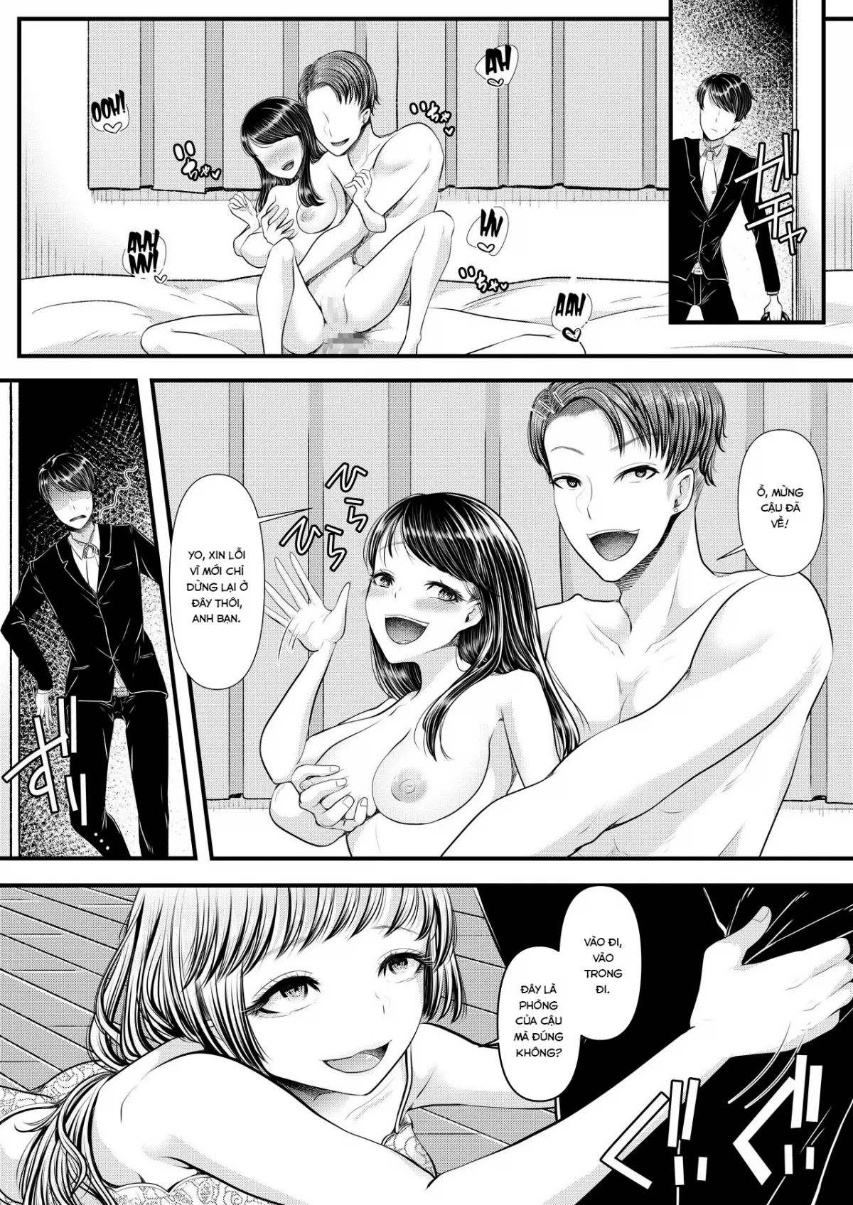 HentaiVN.net - Ảnh 14 - Hajimete no Netorare Maso-ka Choukyou 5 [My First Cuckold Masochist Training 5] - Chap 1