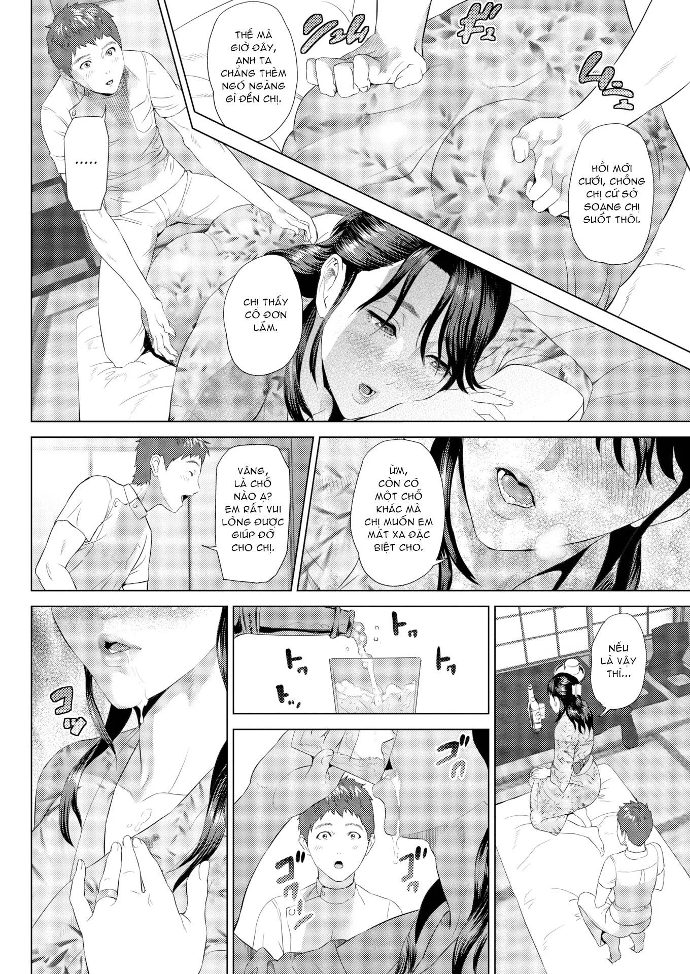HentaiVN.net - Ảnh 5 - Cạm Bẫy Tình Yêu Của Người Đàn Bà Ngọt Nước [Mature Love Trap] - Chap 1
