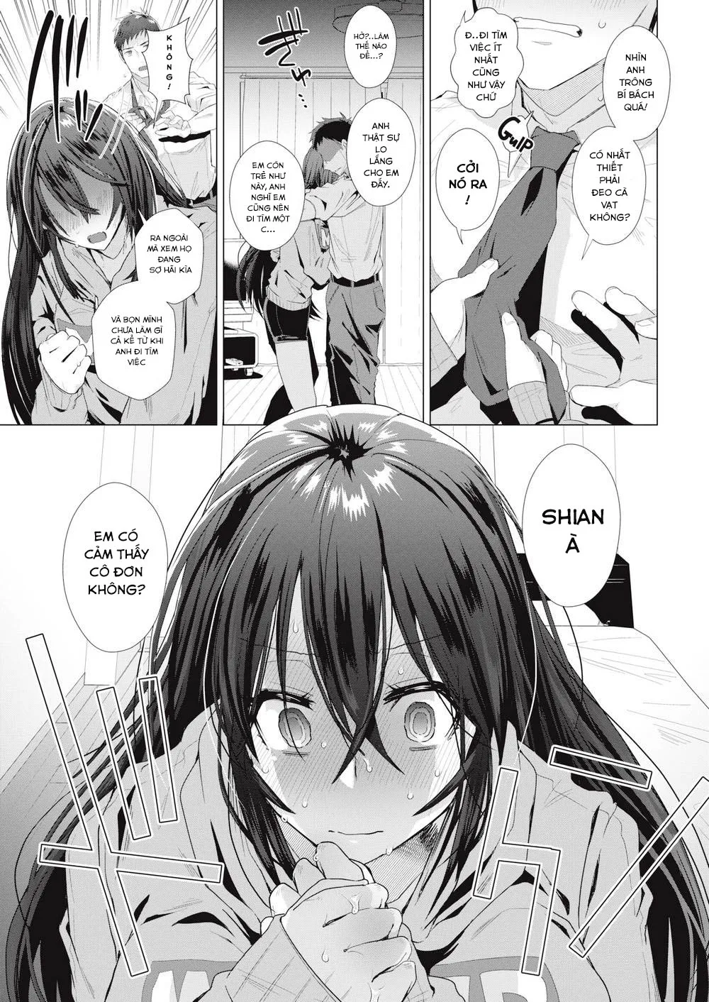 HentaiVN.net - Ảnh 4 - CÔ BẠN GÁI TỰ KỈ MUỐN ĐƯỢC NUÔNG CHIỀU [A Shut-in Girlfriend Who Wants to Be Pampered] - Chap 1