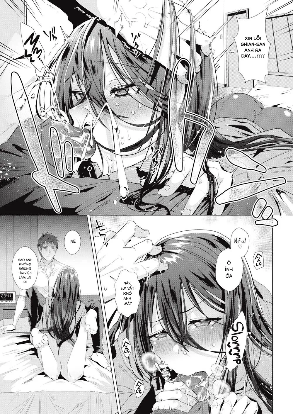 HentaiVN.net - Ảnh 8 - CÔ BẠN GÁI TỰ KỈ MUỐN ĐƯỢC NUÔNG CHIỀU [A Shut-in Girlfriend Who Wants to Be Pampered] - Chap 1
