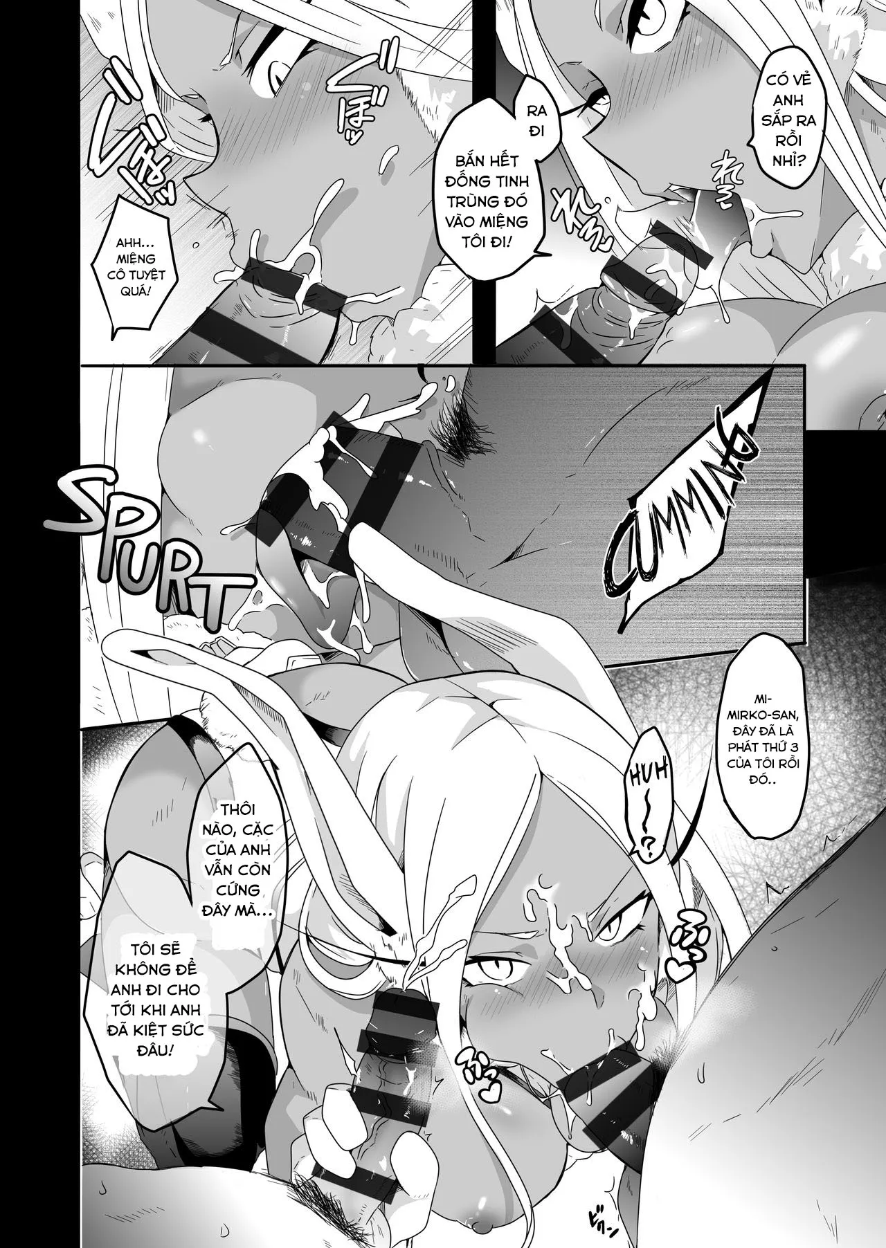 HentaiVN.net - Ảnh 4 - Mùa Sinh Sản Của Anh Hùng Thỏ [Hotsujouki da yo! Miruko-san! ; It's Mating Season! Mirko-san!] - Chap 1