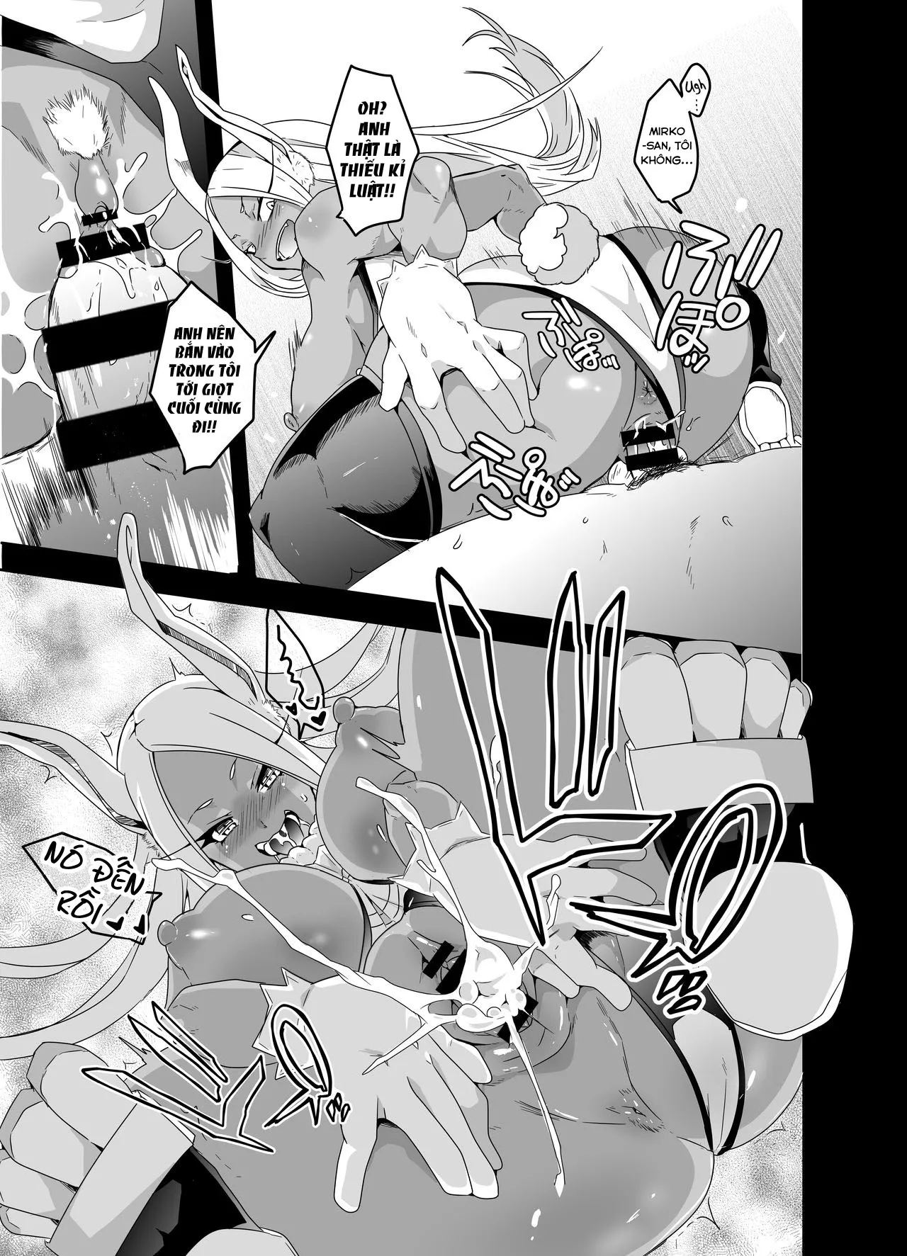 HentaiVN.net - Ảnh 5 - Mùa Sinh Sản Của Anh Hùng Thỏ [Hotsujouki da yo! Miruko-san! ; It's Mating Season! Mirko-san!] - Chap 1