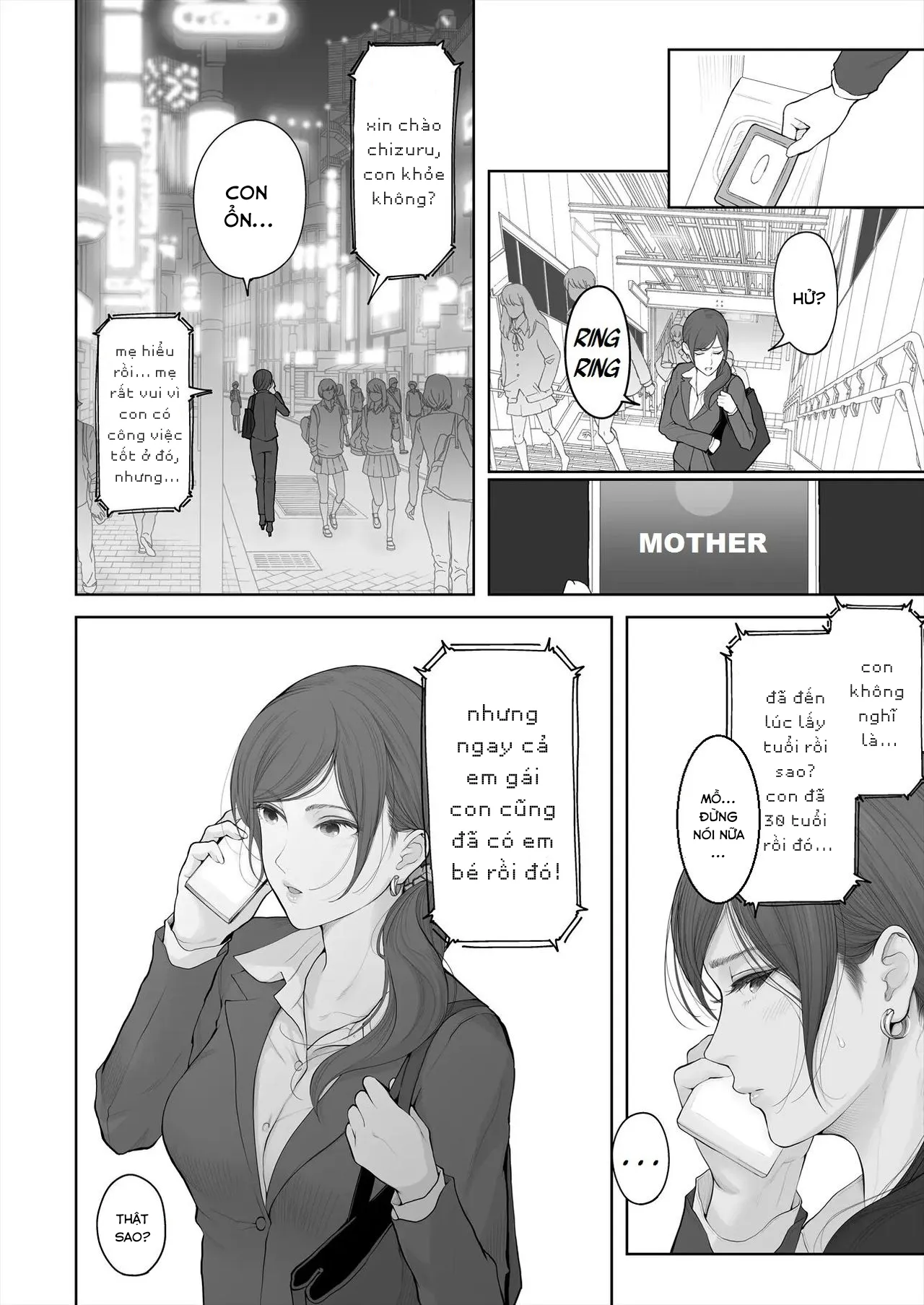 HentaiVN.net - Ảnh 24 - Hoka no Otoko to Kekkon Shitara Anata no Kodane Kureru? - Chap 1
