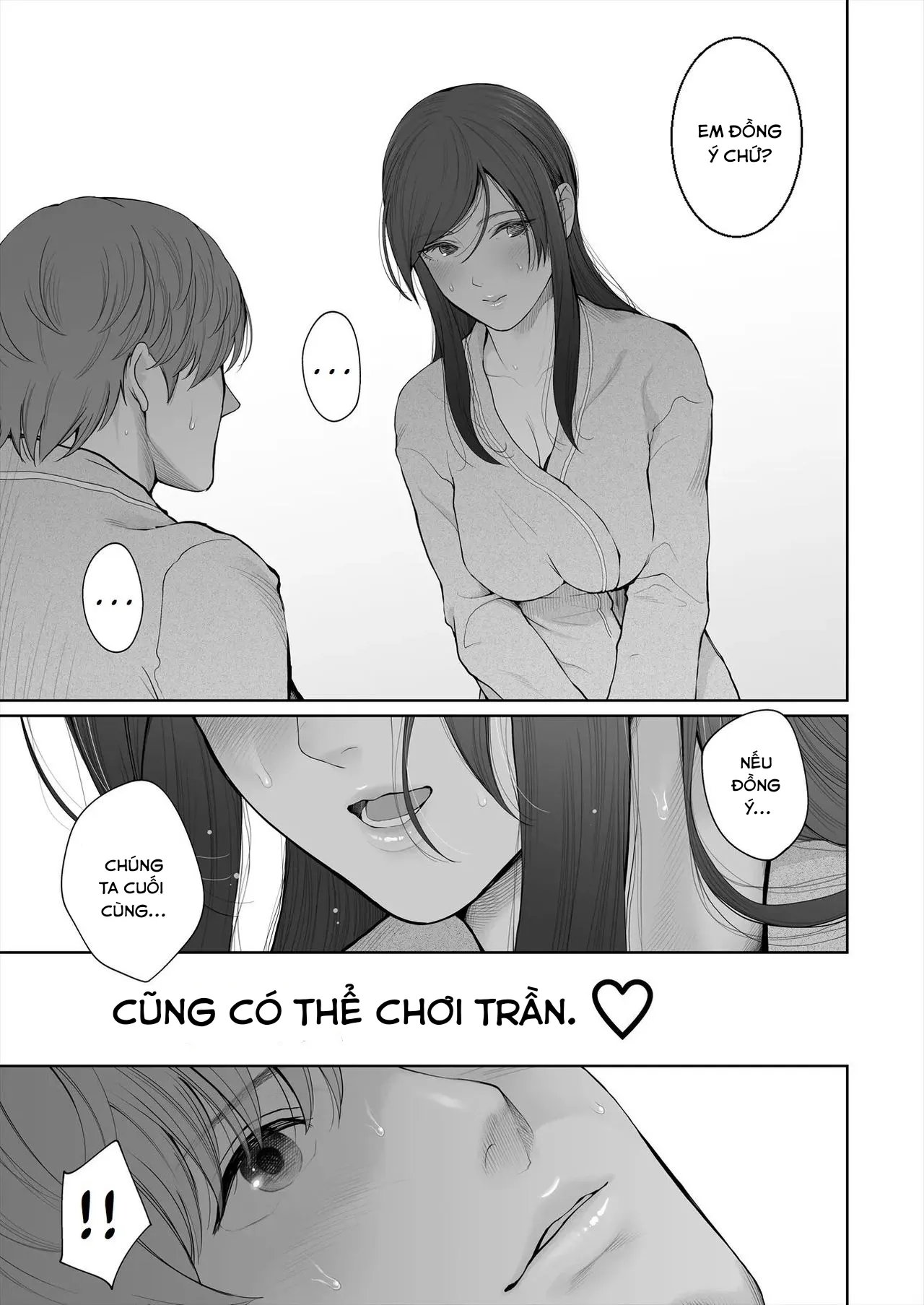 HentaiVN.net - Ảnh 35 - Hoka no Otoko to Kekkon Shitara Anata no Kodane Kureru? - Chap 1