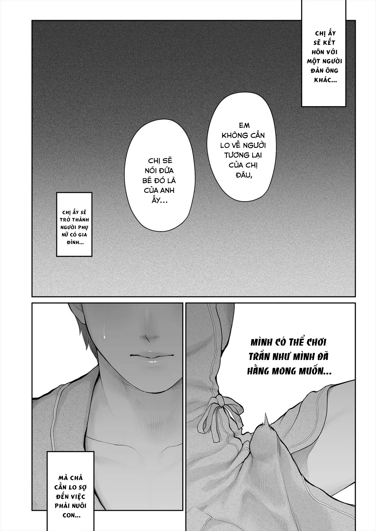 HentaiVN.net - Ảnh 36 - Hoka no Otoko to Kekkon Shitara Anata no Kodane Kureru? - Chap 1