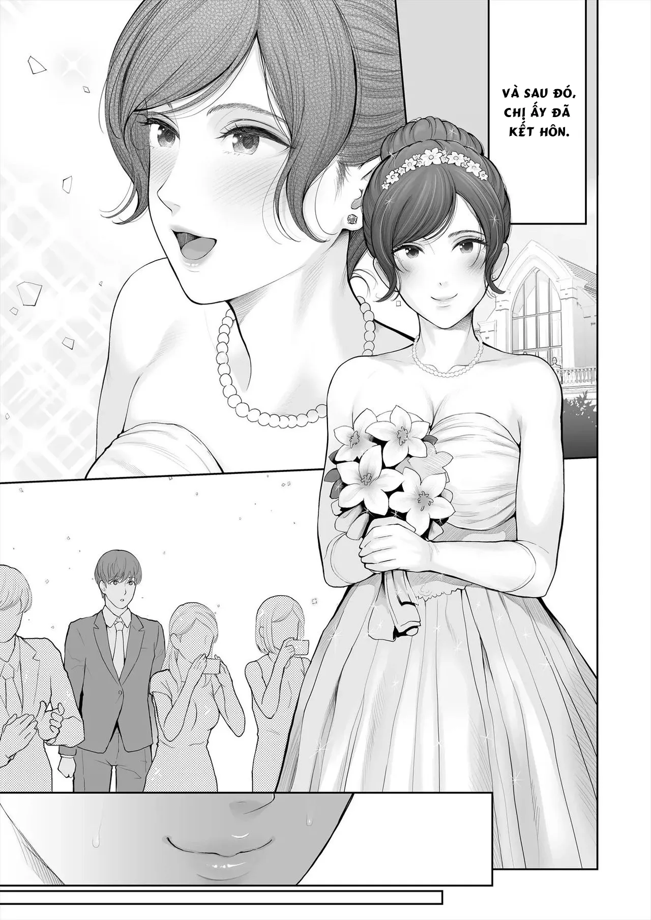 HentaiVN.net - Ảnh 37 - Hoka no Otoko to Kekkon Shitara Anata no Kodane Kureru? - Chap 1