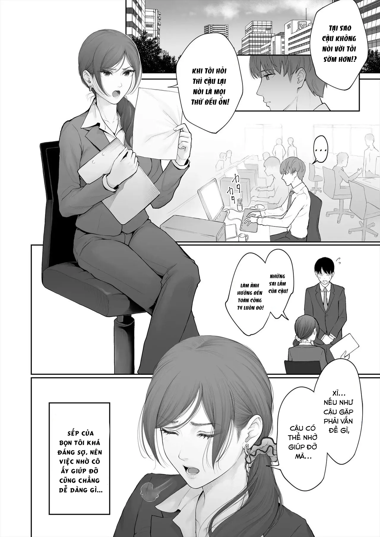 HentaiVN.net - Ảnh 4 - Hoka no Otoko to Kekkon Shitara Anata no Kodane Kureru? - Chap 1