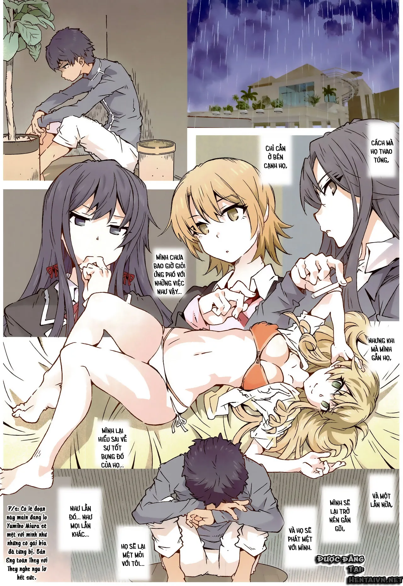 HentaiVN.net - Ảnh 16 - HOME Ko tte Dou? Miura - Chap 1