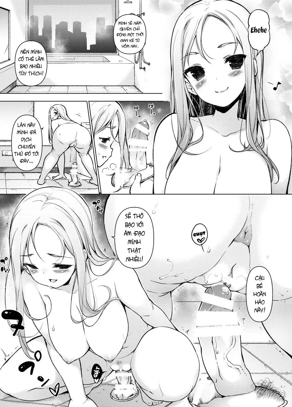 HentaiVN.net - Ảnh 47 - ~Seiki Tensou~ Hanareta Tokoro kara Yarimakuri!? [~Genital Transfer~ We Can Do It From Far Away!?] - Chap 1
