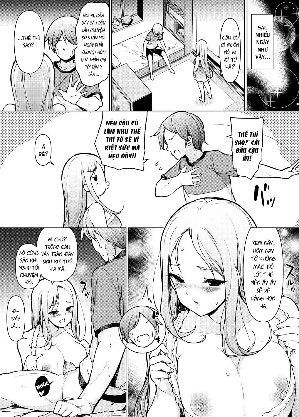 HentaiVN.net - Ảnh 53 - ~Seiki Tensou~ Hanareta Tokoro kara Yarimakuri!? [~Genital Transfer~ We Can Do It From Far Away!?] - Chap 1