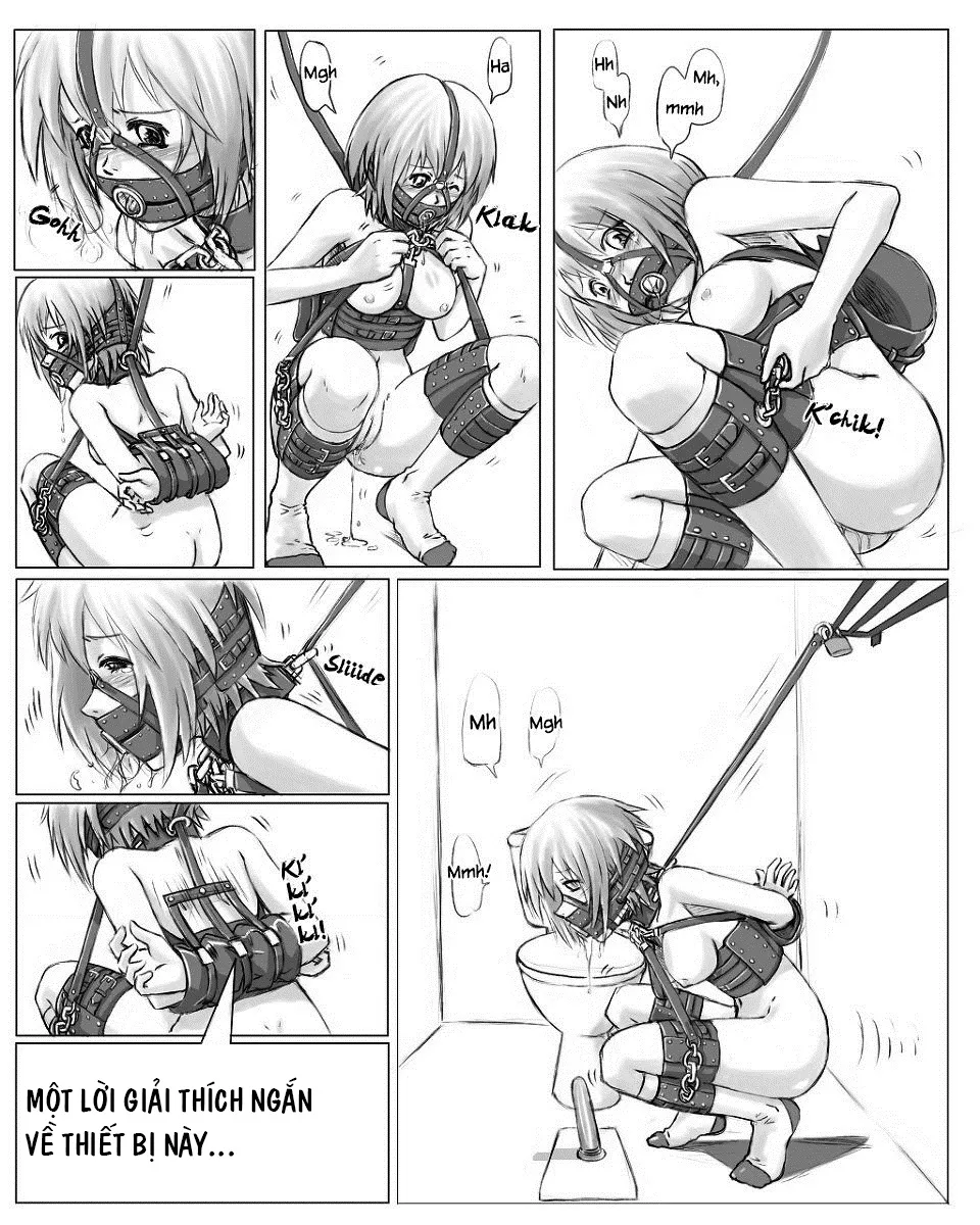 HentaiVN.net - Ảnh 4 - Benjo Jibaku [Toilet Bondage, 便所自縛] - Chap 1