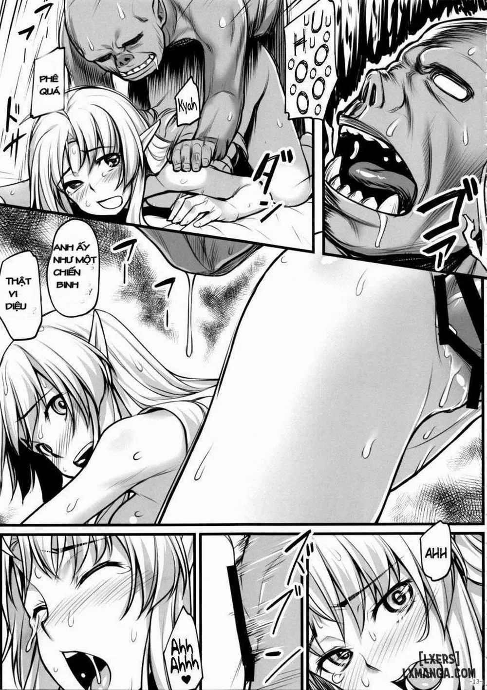 HentaiVN.net - Ảnh 14 - Watashi No Orc-San - Chap 1
