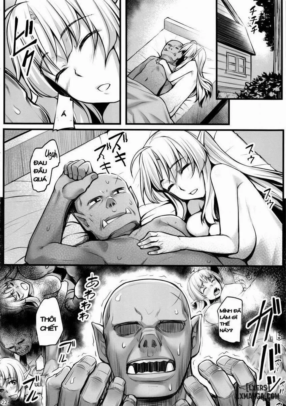 HentaiVN.net - Ảnh 23 - Watashi No Orc-San - Chap 1