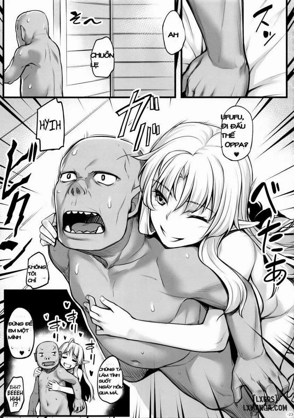 HentaiVN.net - Ảnh 24 - Watashi No Orc-San - Chap 1