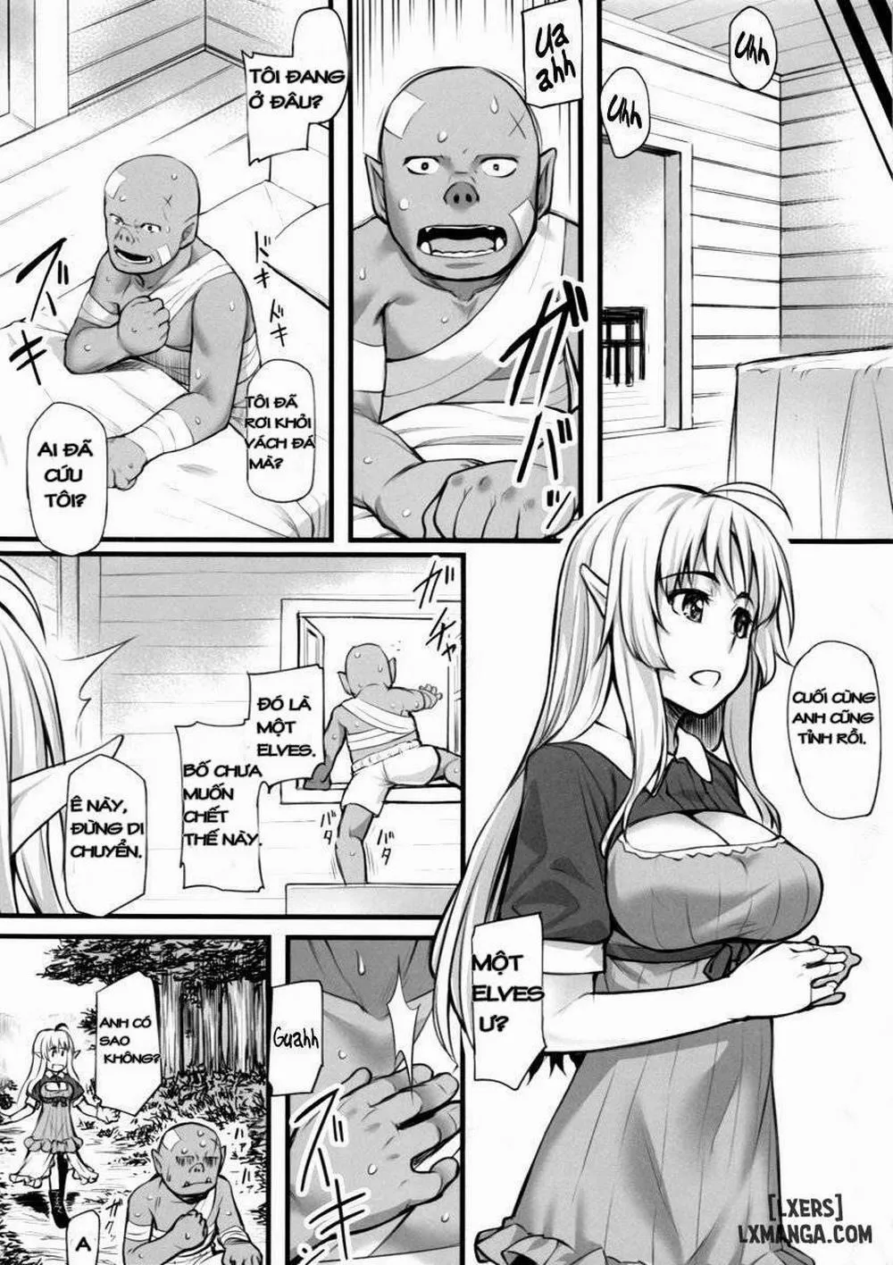 HentaiVN.net - Ảnh 5 - Watashi No Orc-San - Chap 1