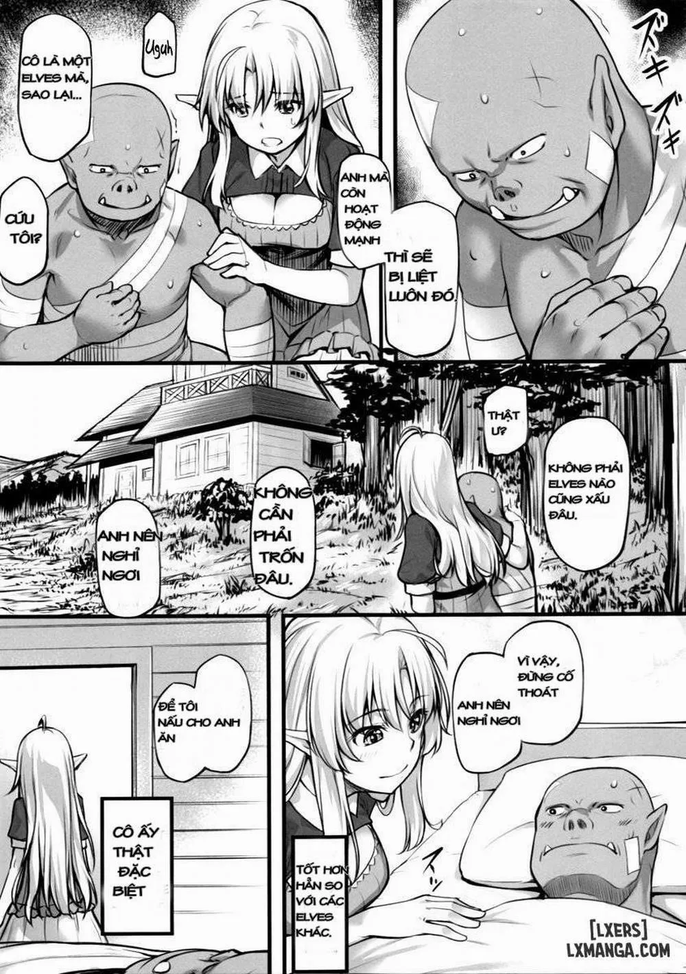 HentaiVN.net - Ảnh 6 - Watashi No Orc-San - Chap 1